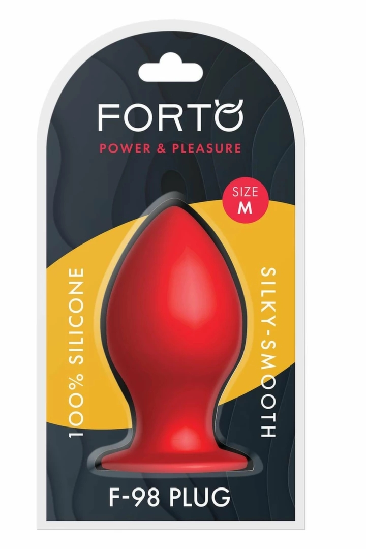FORTO F-98 Cone Medium Red silikonowy stożek z przyssawką, średni, czerwony