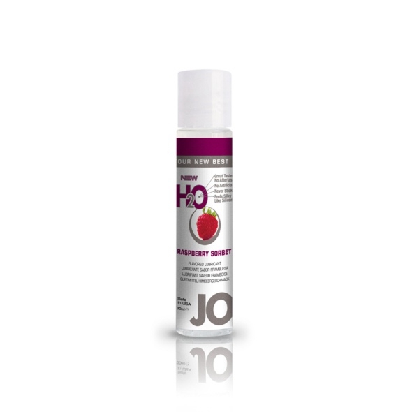 SexShop - Lubrykant smakowy - System JO H2O Lubricant Raspberry 30 ml MALINA