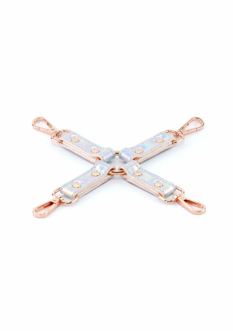 Cosmo Bondage Hogtie holograficzny system wiązań winylowy z regulacją pasków