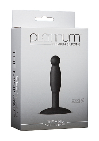 SILIKONOWA ZATYCZKA ANALNA S - CZARNA 0103-40-BX - The Minis - Smooth - Black - S