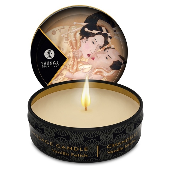 SexShop - Świeca do masażu - Shunga Massage Candle wanilia