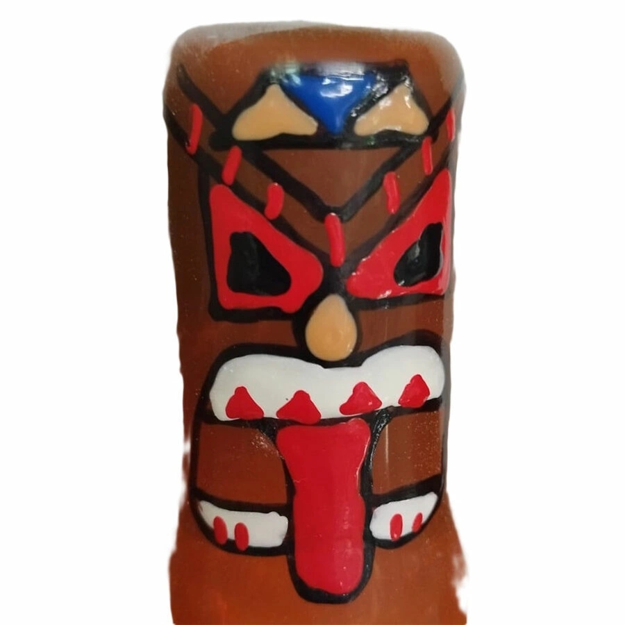 Condomerie Tiki Totem-01 – Prezerwatywa Artystyczna Ręcznie Malowana, Motyw Tiki