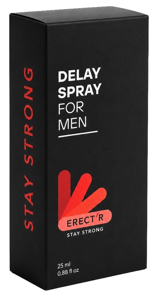 ERECTR Delay Spray 25 ml – spray opoźniający z aloesem i pantenolem, delikatna formuła