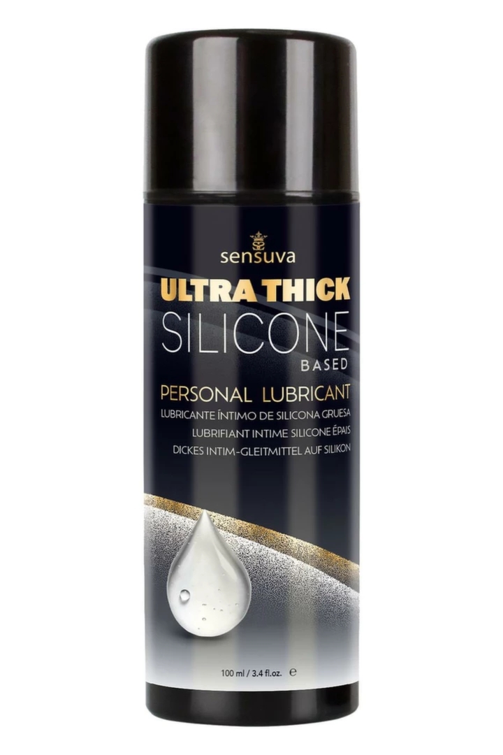 Sensuva Ultra-Thick Silicone, gęsty silikonowy lubrykant 100ml, wydłużone działanie