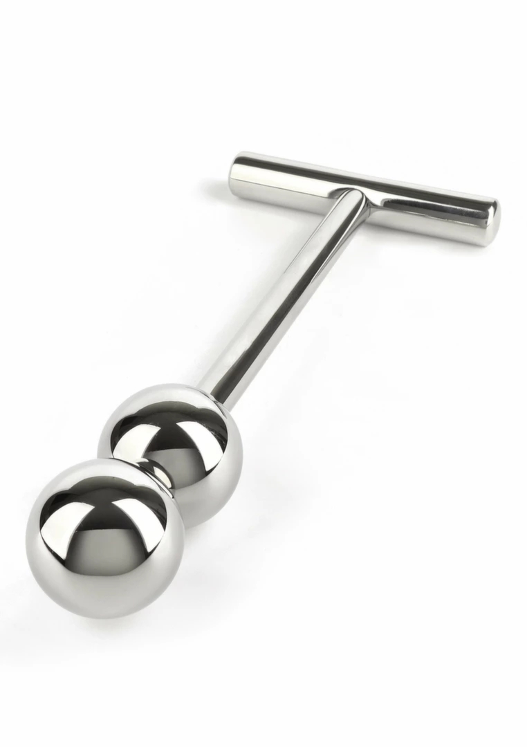 Mr. Steel The Depth Charger stalowy masażer z uchwytem T, podwójna kulista forma