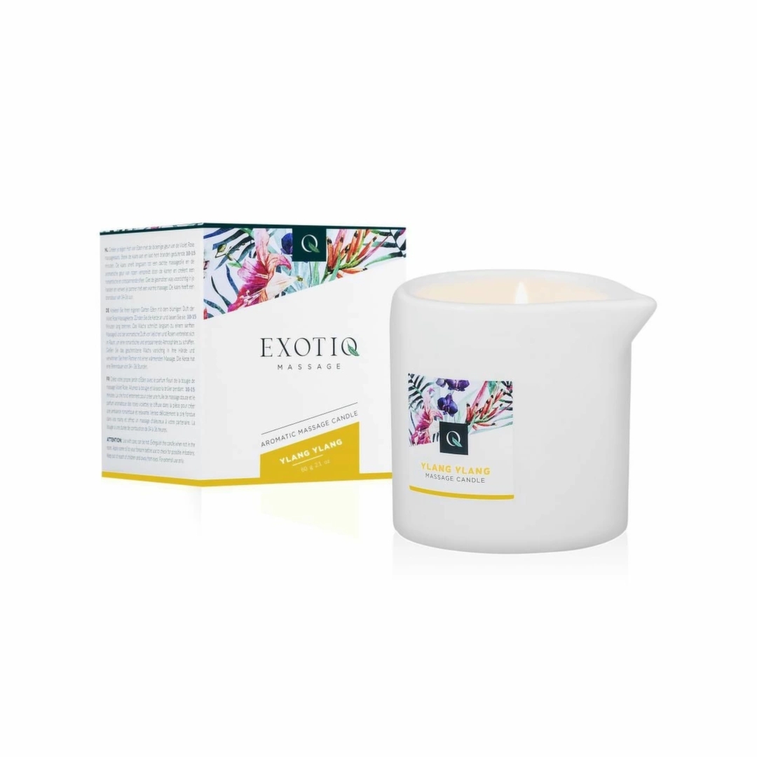 Exotiq Massage Candle Ylang Ylang 60g świeca do masażu z olejkami, aromat ylang ylang