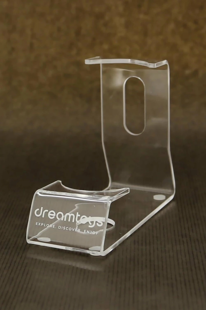 DREAMTOYS Toy Stand Small – akrylowy stojak ekspozycyjny 12 cm, przezroczysty, uniwersalny