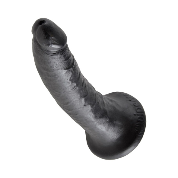 Sexshop - King Cock Cock 7 Inch Czarny - Dildo realistyczne z przyssawką - 18 cm