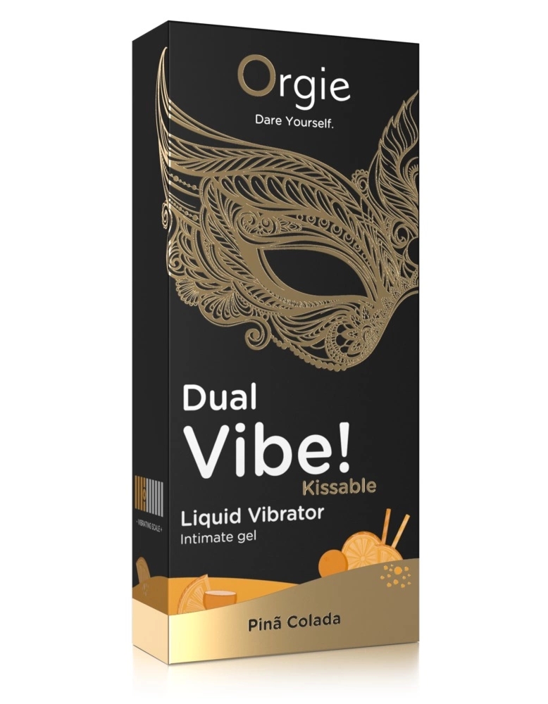 Orgie Dual Vibe Żel intymny o zapachu Pina Colada 15 ml – efekt wibracji, tropikalny aromat