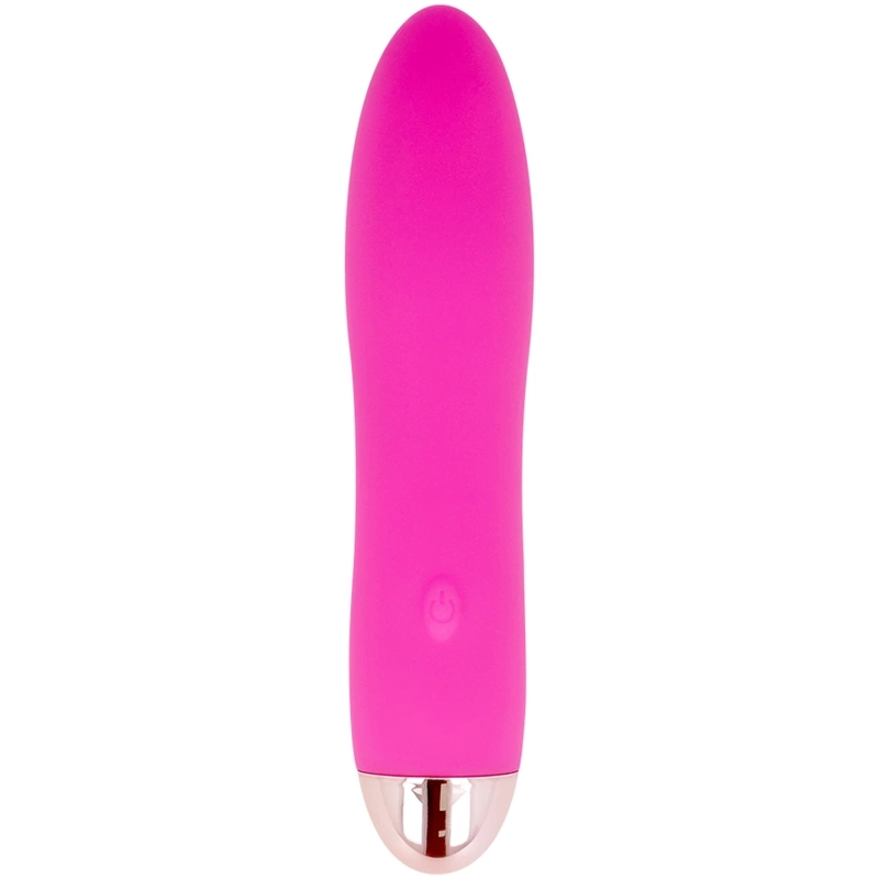 Dolce Vita Cztery Różowe – Wibrator USB, Silikonowy, 7 Trybów, 13 cm