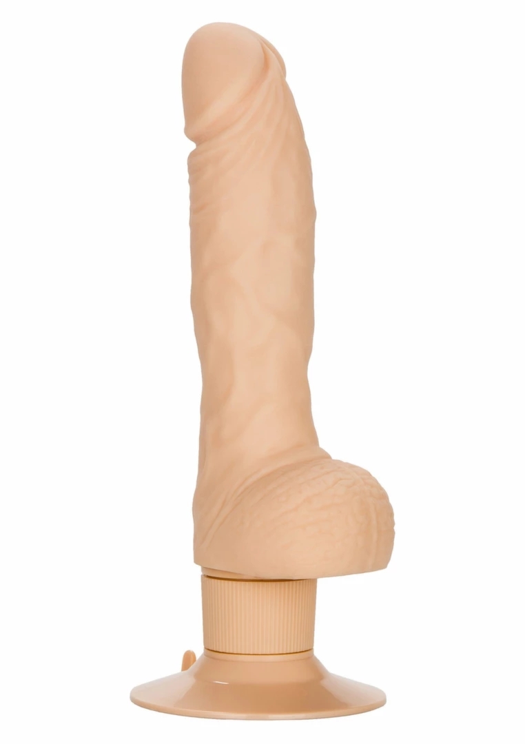 CalExotics Shower Stud Super Stud model z przyssawką, PureSkin, wodoodporny, cielisty