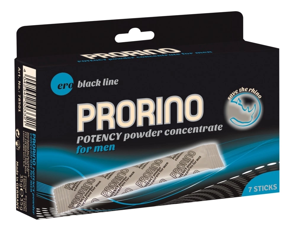 Prorino Potency Powder 7 saszetek – suplement dla mężczyzn, proszek do rozpuszczania, 42 g