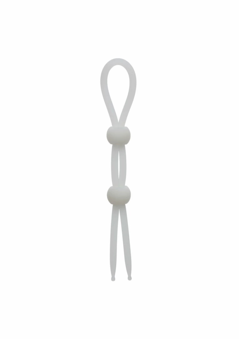 CalExotics Alpha Dual Lasso czarny silikonowy podwójny pierścień regulowany, wodoodporny