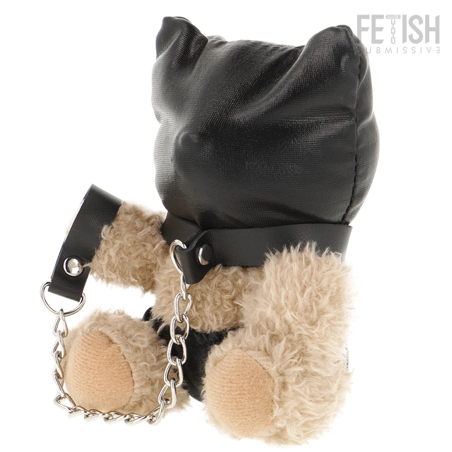 Fetish Submissive Momo Pluszowy Miś Kolekcjonerski z Kapturem, zawieszka 14cm