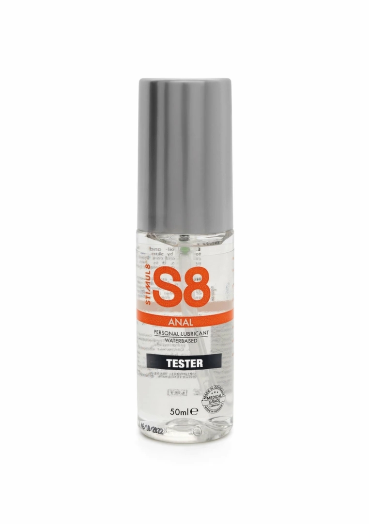 S8 Anal Lubricant 50ml Tester żel nawilżający wodny, probka do akcesoriow