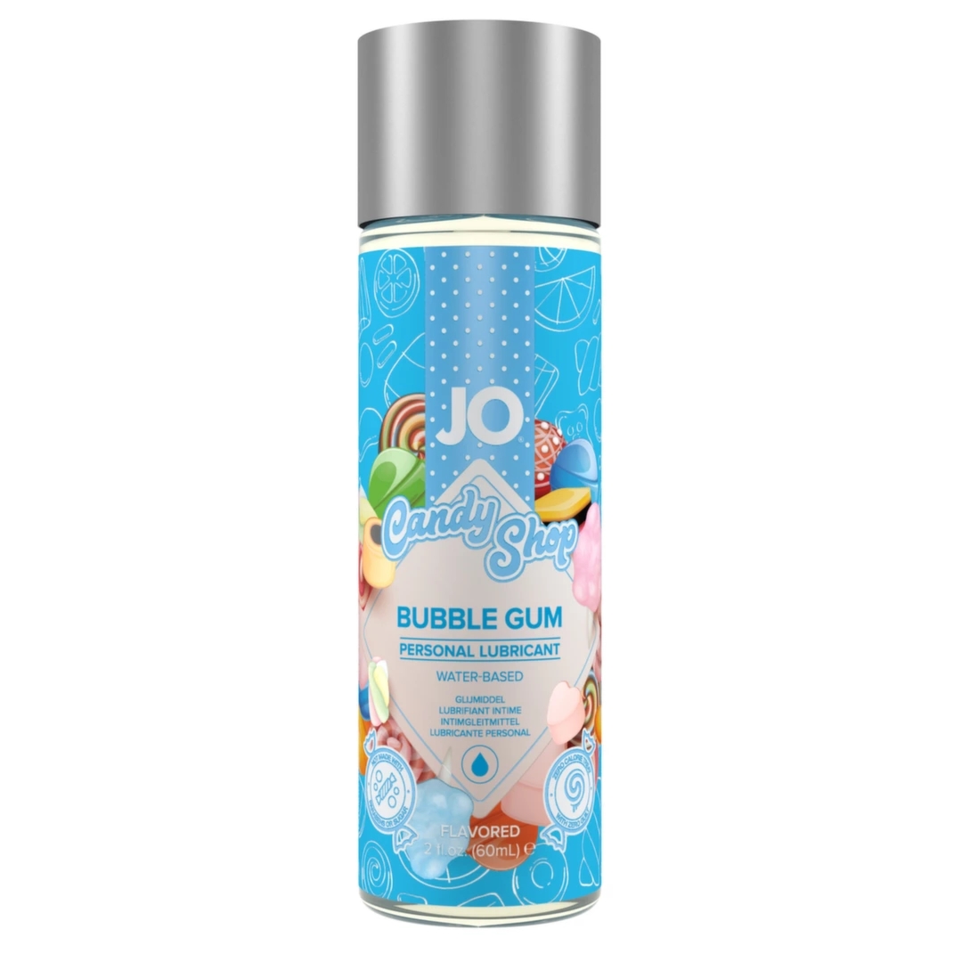 System JO H2O Candy Shop Bubblegum 60 ml – wodny żel intymny o aromacie gumy balonowej