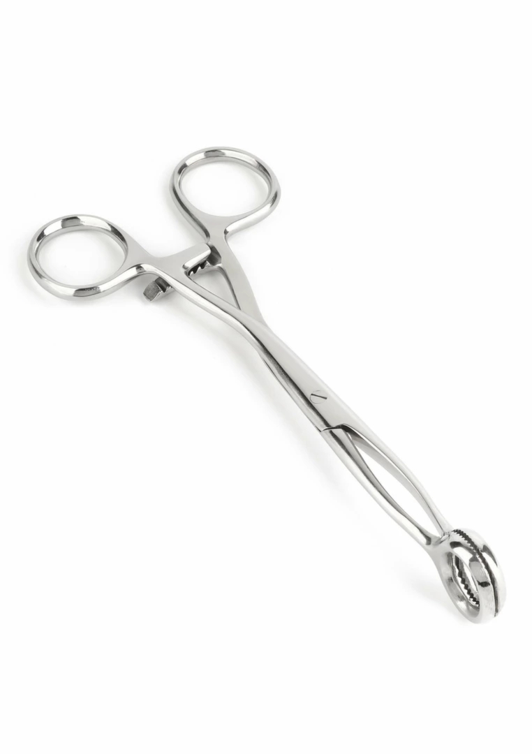 Mr. Steel Cube Tongs O Shape stalowe szczypce precyzyjne z blokadą i teksturowanymi końcówkami