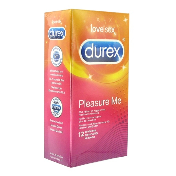 Prezerwatywy stymulujące - Durex Pleasure Me Condoms 12 szt