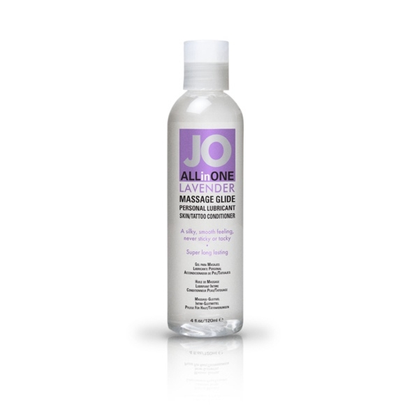Żel do masażu i lubrykant - System JO Massage Glide Lavender 120 ml LAWENDA