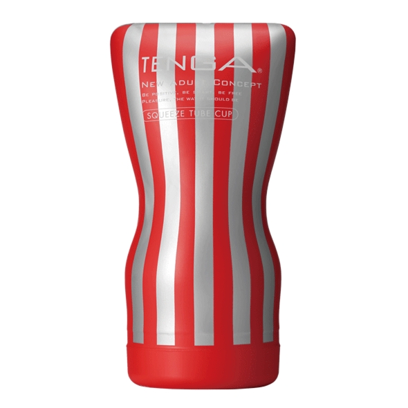 Miękki masturbator do ściskania - Tenga Soft Case Cup Medium