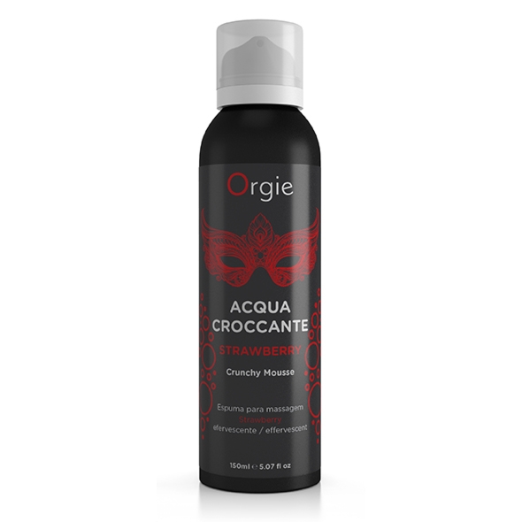 Żel do masażu - Orgie Acqua Croccante Crunchy Mousse 150ml Truskawka