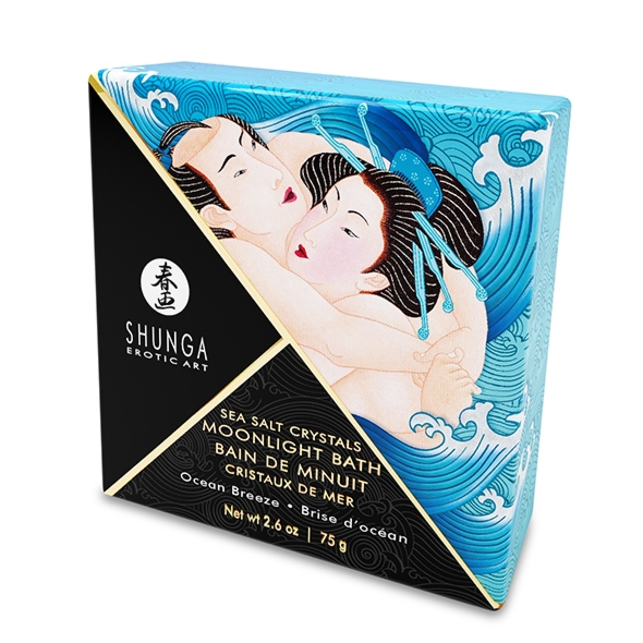 Sól do kąpieli saszetka - Shunga Oriental Crystals Organica - Bryza oceanu 75g