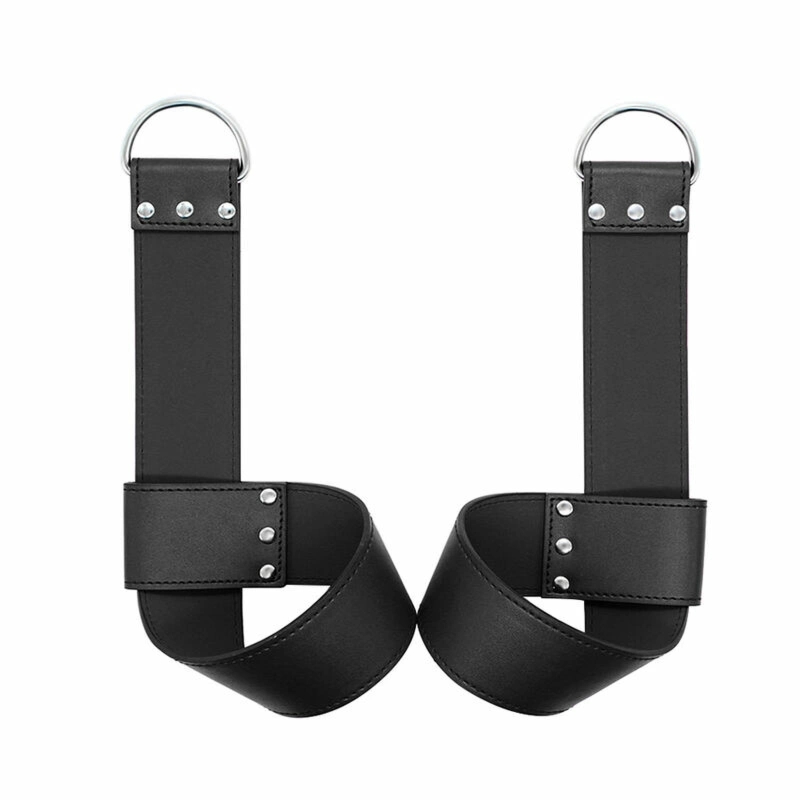 OHMAMA Fetish - Regulowane mankiety z podwieszeniem z PVC uniwersalne