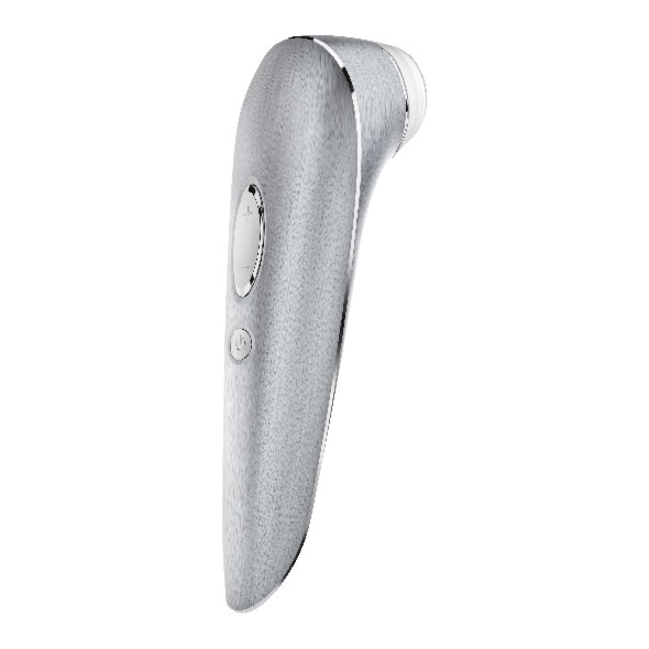 Luksusowy stymulator łechtaczki - Satisfyer Luxury High Fashion - Szczotkowane Aluminium