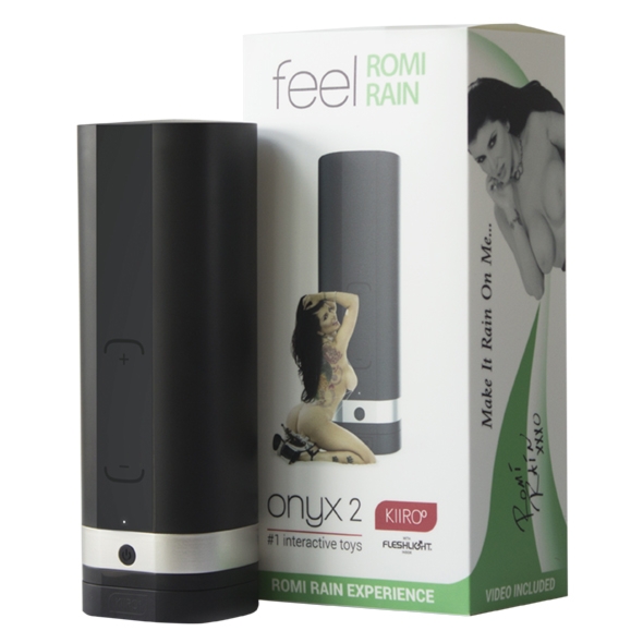 Masturbator teledildoniczny CYBERSEKS VR - Kiiroo Onyx 2 Teledildonic Masturbator Romi Rain