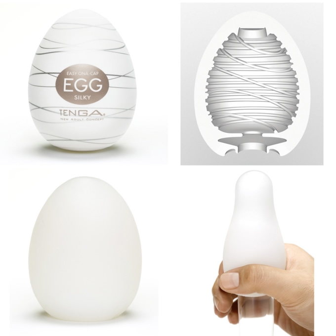 TENGA Masturbator - Jajko Egg Silky (6 sztuk)