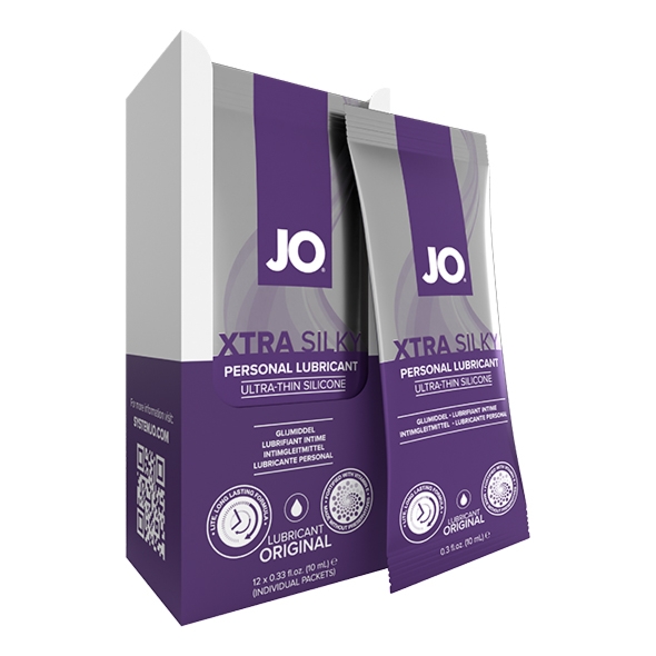 System Jo - Zestaw 12 Saszetek XTRA Silky 12 x 10ml