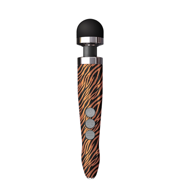 Masażer łechtaczki - Doxy Die Cast 3R Rechargeable Wand Massager Tiger
