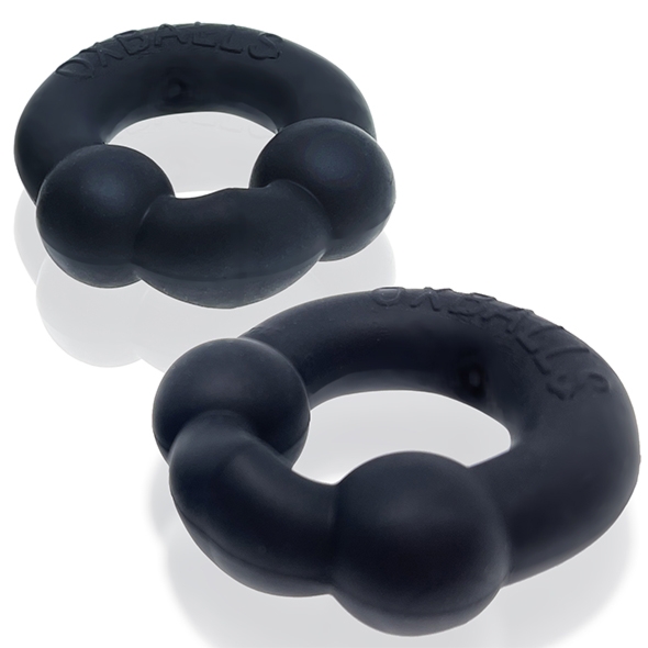 Pierścienie erekcyjne 2szt - Oxballs Ultraballs Cockring 2-pack Special Edition Night