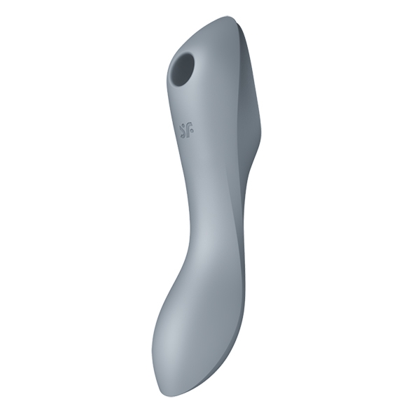 Wibrator i masażer bezdotykowy 3w1 - Satisfyer Curvy Trinity 3 Insertable Air Pulse Vibrator
