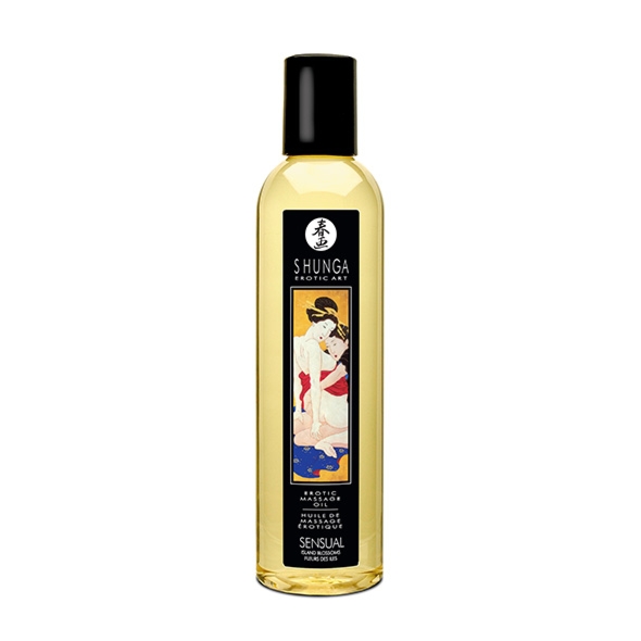 Olejek do masażu - Shunga Massage Oil Sensual Island Blossoms
