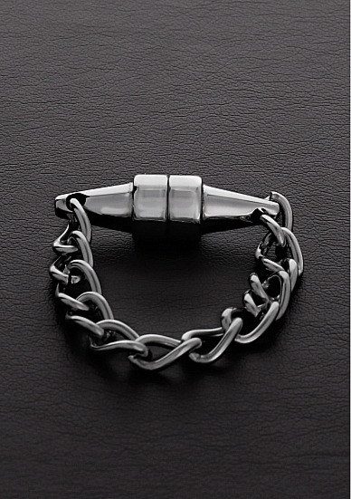 Magnetyczne szczypawki na sutki - 1 sztuka - Stal szczotkowana