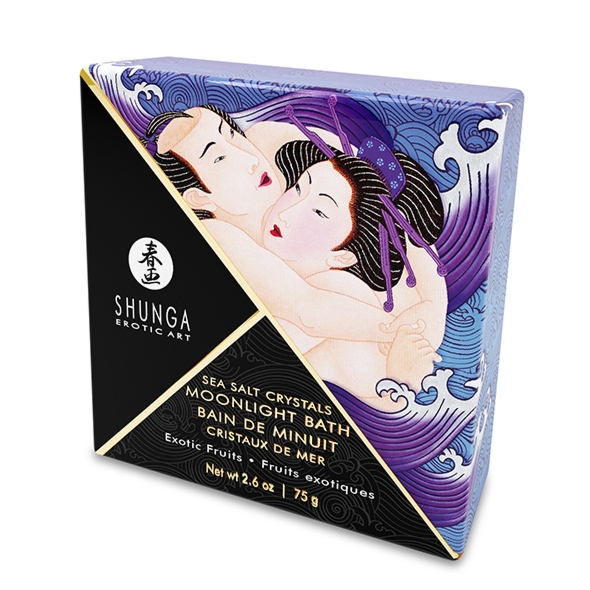 Sól do kąpieli saszetka - Shunga Oriental Crystals Organica - Owoce egzotyczne 75g