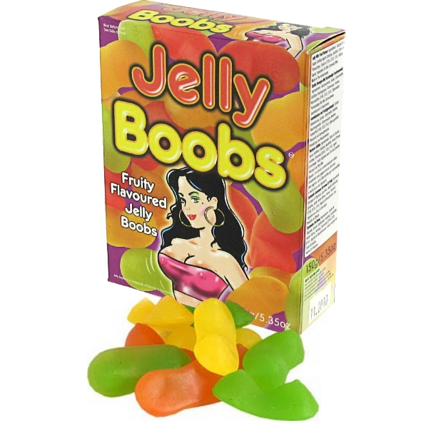 Cukierki żelowe cycuszki - Jelly Boobs  Owocowe