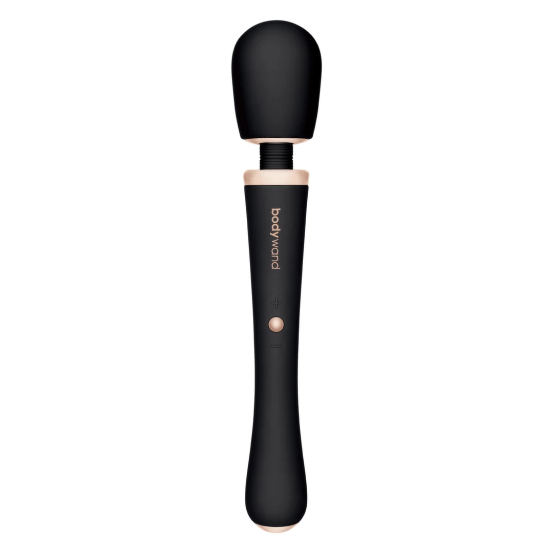 Bodywand Lux Couture Wand masażer relaksacyjny silikonowy USB rożowe złoto