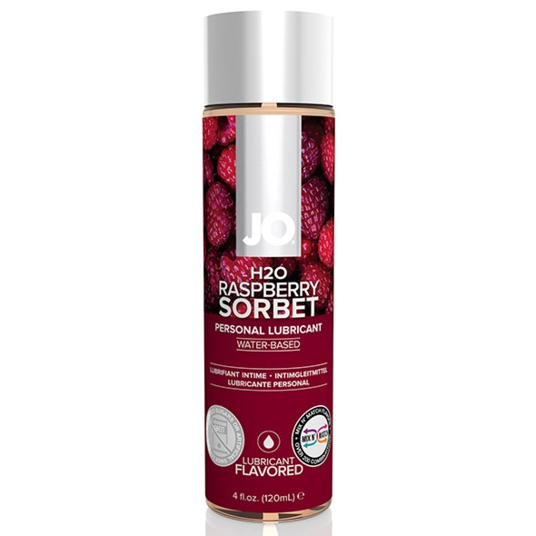 Lubrykant smakowy - System JO H2O Lubricant Raspberry 120 ml MALINA
