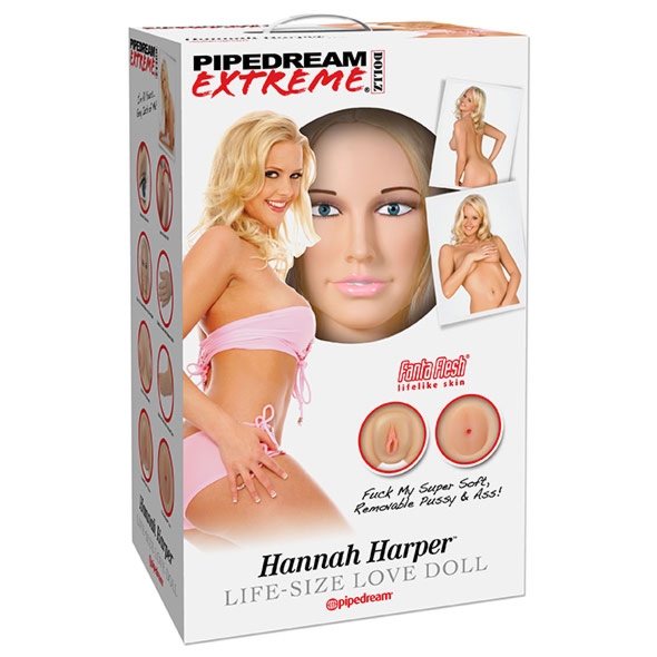 Lalka dmuchana premium - Pipedream Extreme Dollz Hannah Harper Life-Size Love Doll