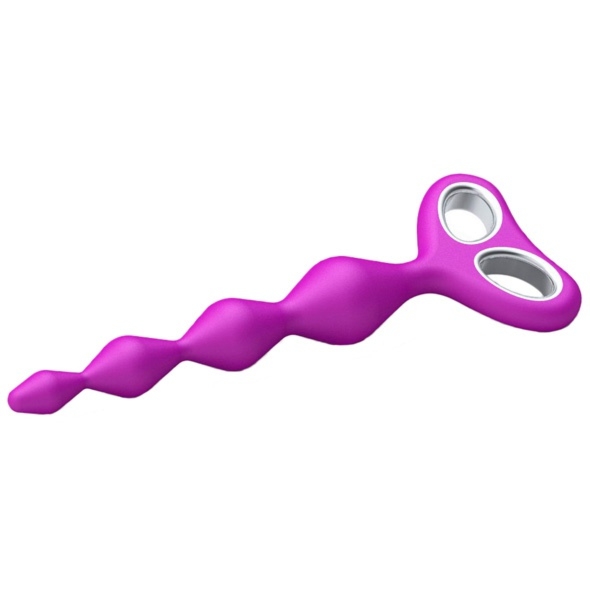 Plaisirs Secrets Anal Chain – Koraliki analne fioletowe