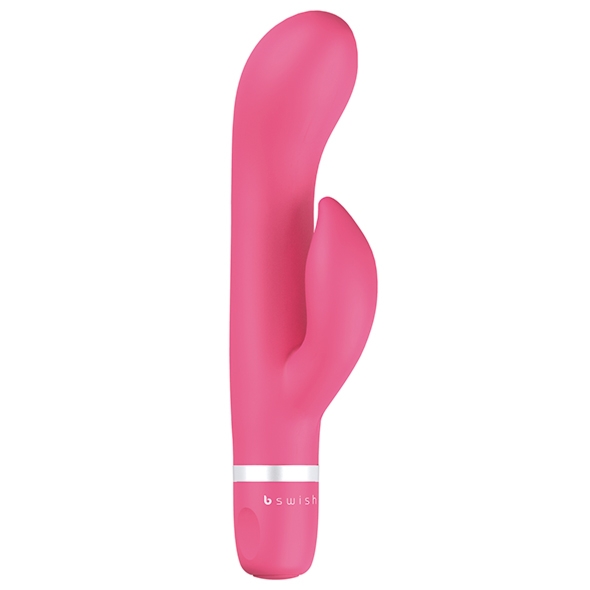 Wibrator ze stymulatorem - B Swish bwild Classic Marine Rabbit Vibrator Różowy