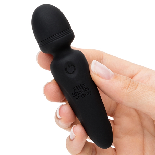 Mini różdżka masażer do łechtaczki - Fifty Shades of Grey Sensation Mini Wand Vibrator  