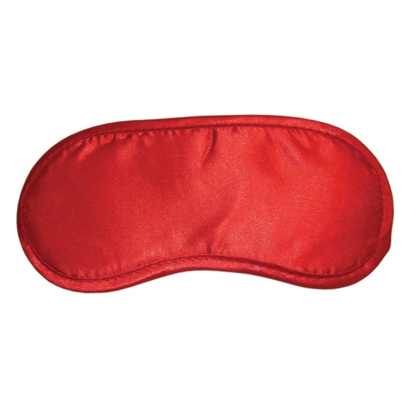 Maska na oczy - S&M - Satin Blindfold czerwona