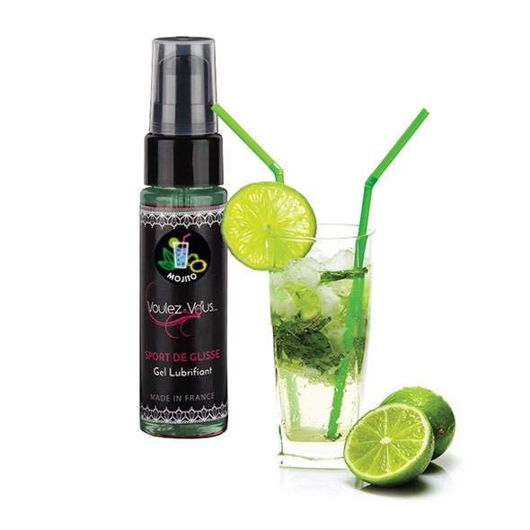 Smakowy żel nawilżający - Voulez-Vous... Water Based Lubricant 35 ml Mojito