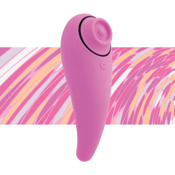 Masażer łechtaczki - FeelzToys FemmeGasm Tapping & Tickling Różowy