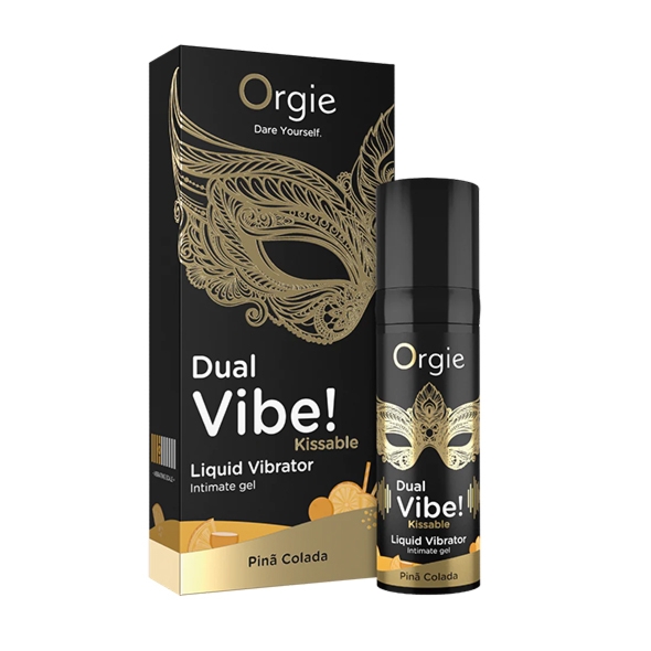 Orgie - Płynny Wibrator Żel Do Całowania Dual Vibe Pina Colada 15 ml