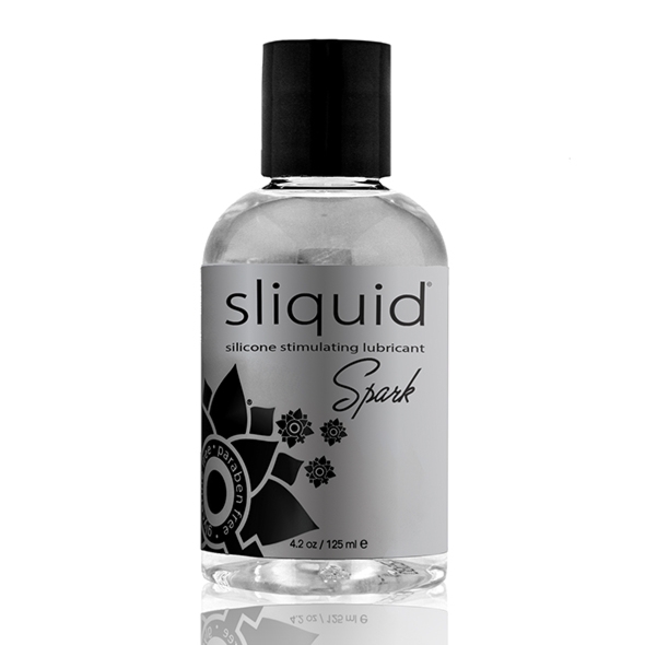 Lubrykant silikonowy z mentolem - Sliquid Naturals Spark Lubricant 125 ml