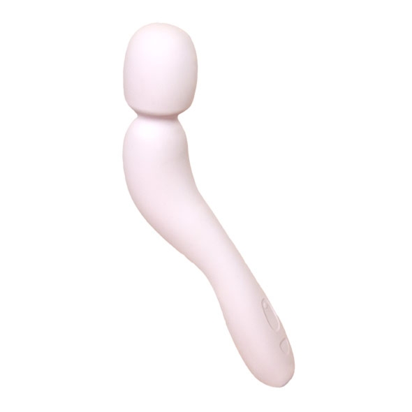 Masażer magiczna różdżka - Dame Products Com Wand Massager Mleczny